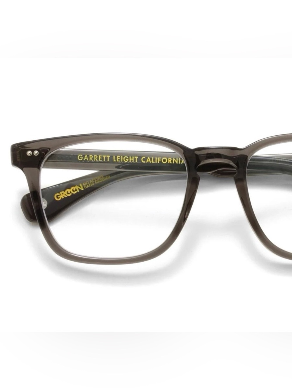 Garrett Leight Earvin RX optical eyeglass frames Deep Olive